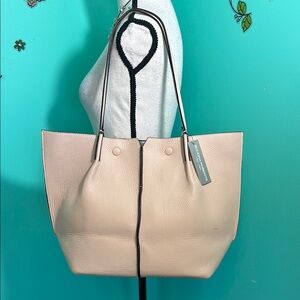 Sondra Roberts New York Elegant Cream Tote Bag